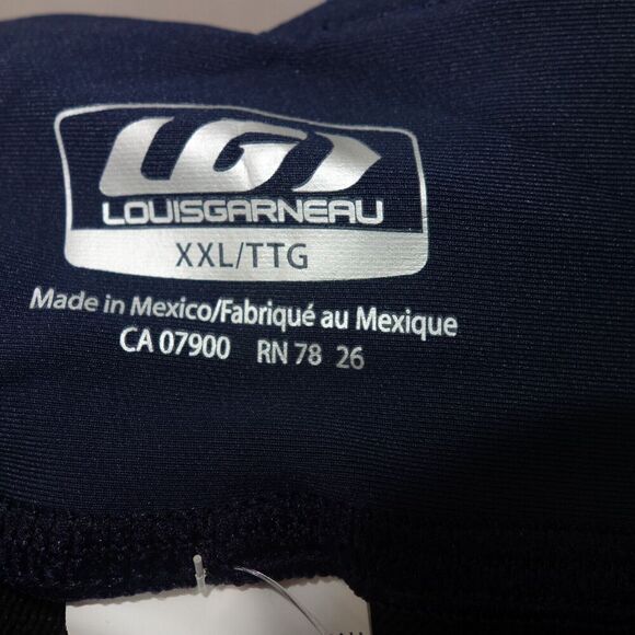 NEW Louis Garneau Women's Sensor 5.5" Biker Shorts Dark Night Blue Size XXL - Picture 5 of 9